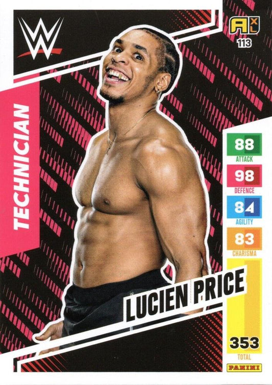 Lucien Price trading card PW Catalog