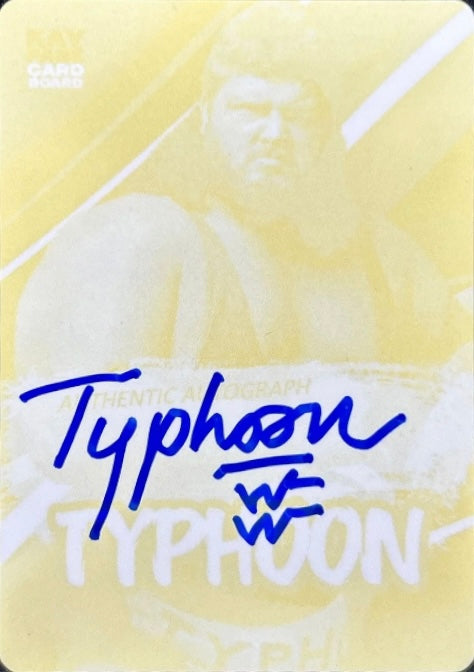Typhoon trading card PW Catalog