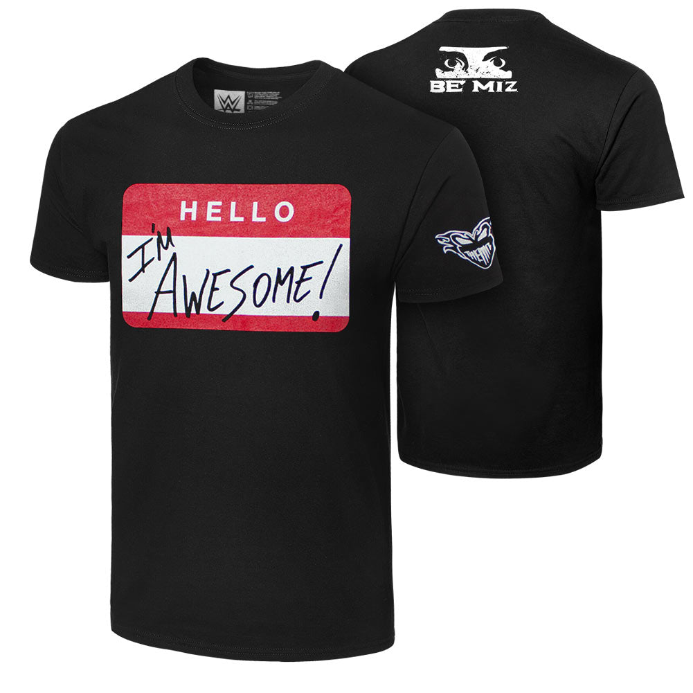 The Miz "Hello I'm Awesome" Retro T-Shirt T-Shirt PW Catalog