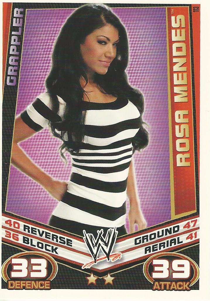 WWE Topps Slam Attax Rebellion 2012 Rosa Mendes #113