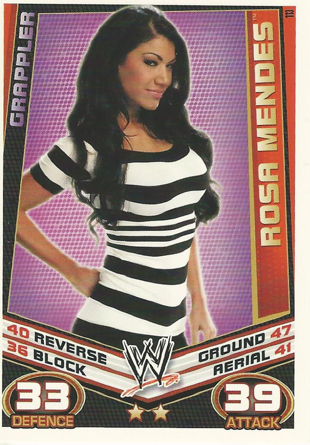 WWE Topps Slam Attax Rebellion 2012 Rosa Mendes #113