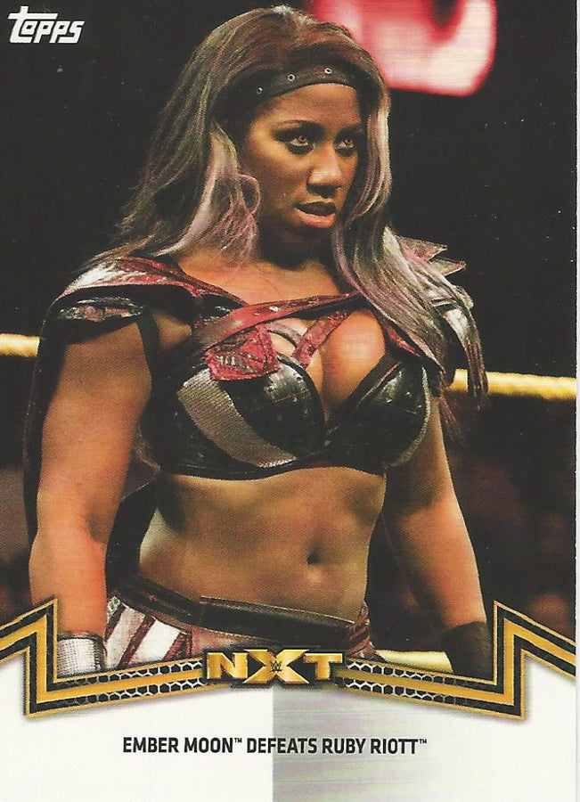 WWE Topps Women Division 2018 Ember Moon NXT-13 trading card PW Catalog