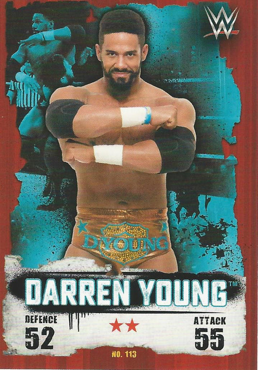 WWE Topps Slam Attax Takeover 2016 Darren Young #113