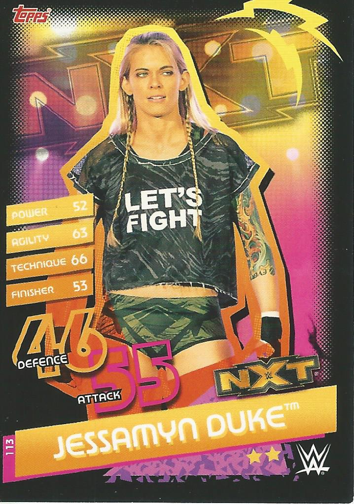 WWE Topps Slam Attax Reloaded 2020 Jessamyn Duke #113 NXT