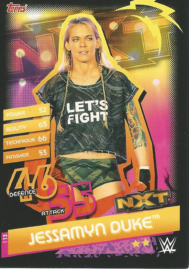 WWE Topps Slam Attax Reloaded 2020 Jessamyn Duke #113 NXT