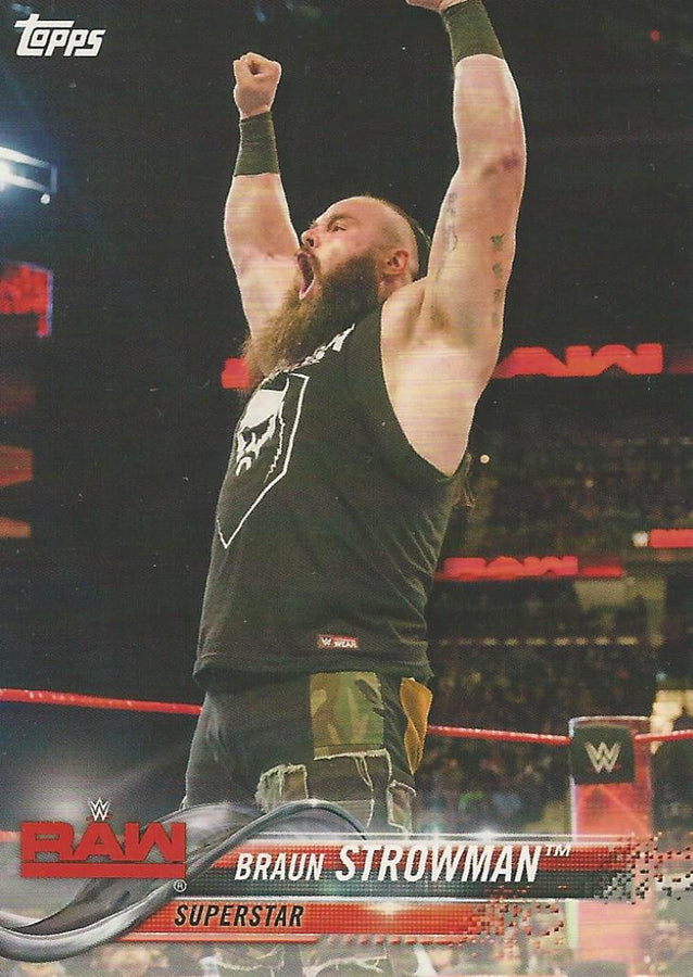 WWE Topps Then Now Forever 2018 Braun Strowman #113