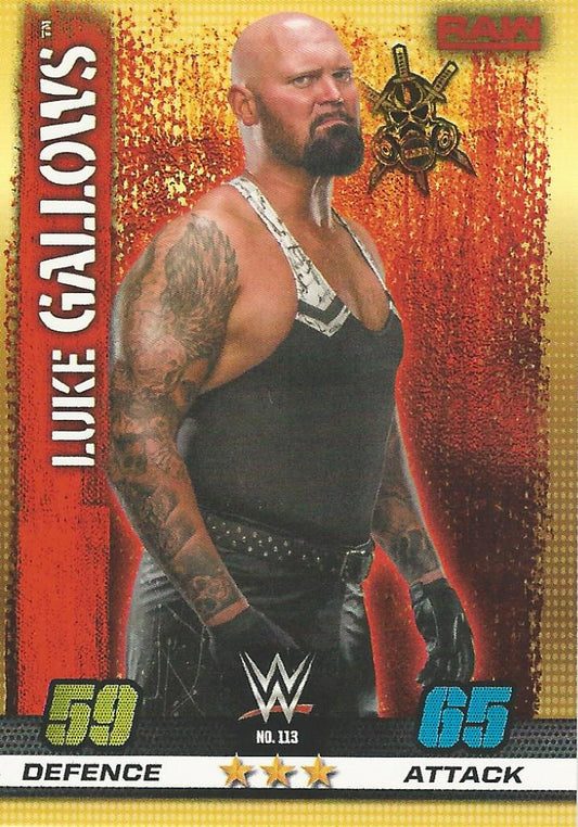 WWE Topps Slam Attax 10th Edition 2017 Luke Gallows #113
