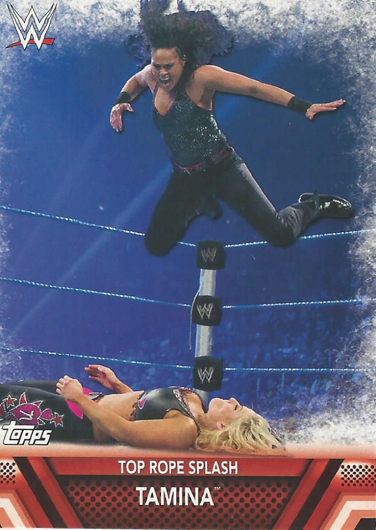 WWE Topps Women Division 2017 Tamina F16 trading card PW Catalog