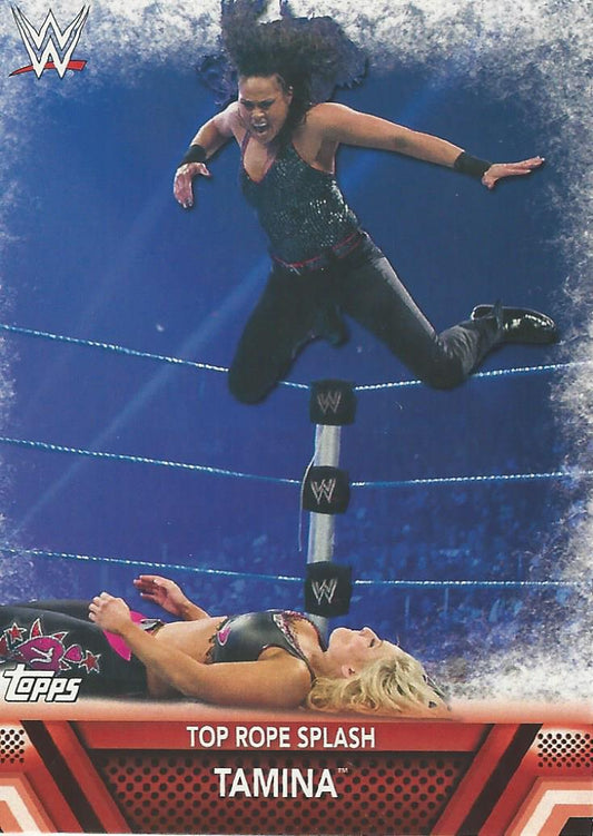 WWE Topps Women Division 2017 Tamina F16 trading card PW Catalog
