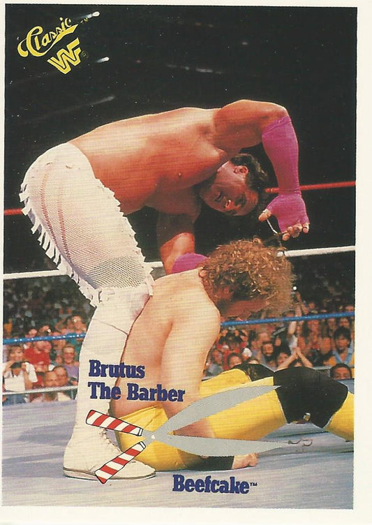 WWF Classic Trading Cards 1990 Brutus Beefcake No.113 trading card PW Catalog