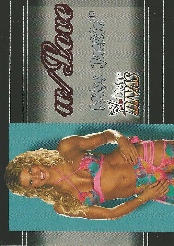 WWE Fleer Divine Divas 2003 With Love Miss Jackie #16 of 16