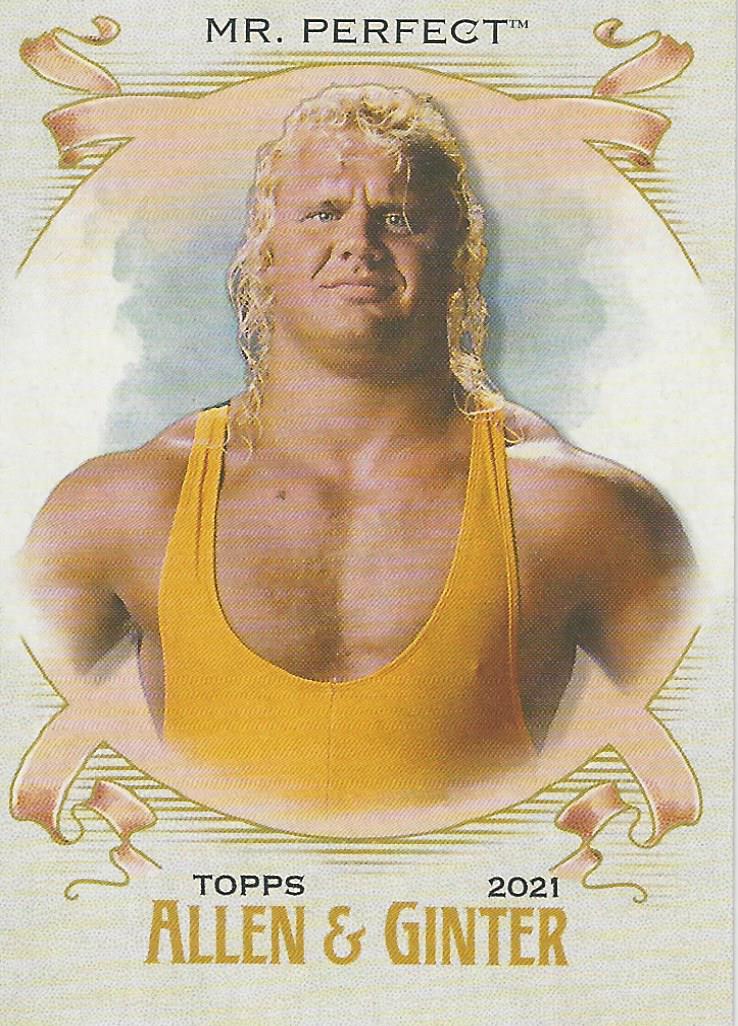 WWE Topps Heritage 2021 Mr Perfect AG-13 trading card PW Catalog