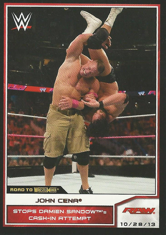 WWE Topps Road to Wrestlemania 2014 John Cena #53
