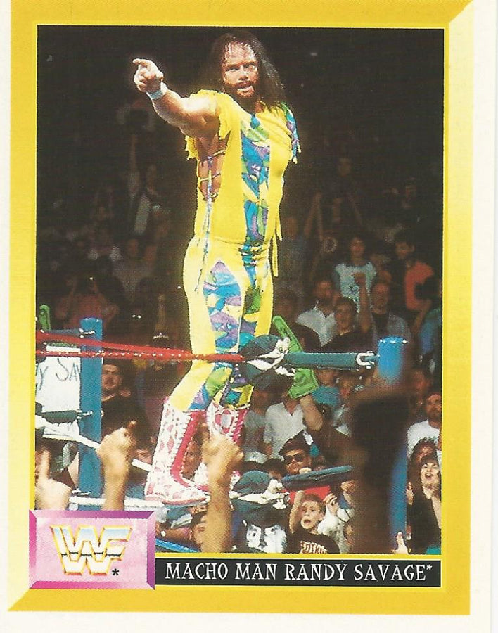 WWF Merlin Sticker 1994 Macho Man Randy Savage #113