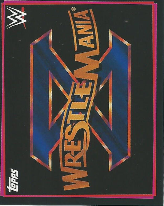 WWE Topps Road to Wrestlemania Stickers 2021 Logo #113