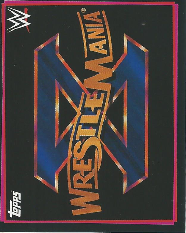 WWE Topps Road to Wrestlemania Stickers 2021 Logo #113