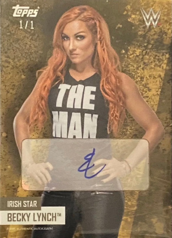 Irish Star – Becky Lynch trading card PW Catalog