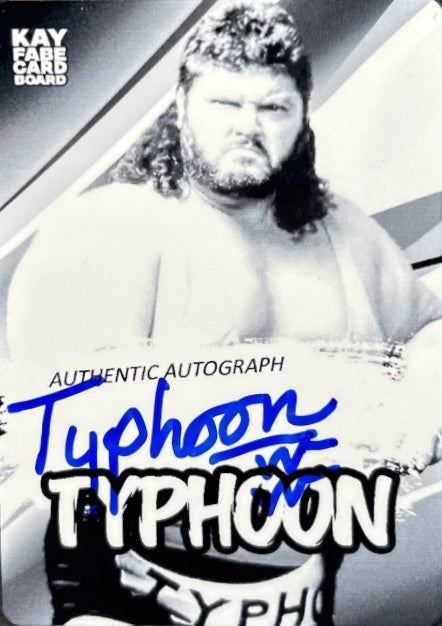 Typhoon trading card PW Catalog