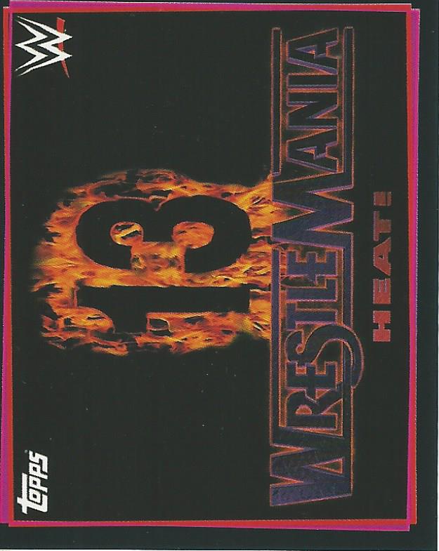 WWE Topps Road to Wrestlemania Stickers 2021 Logo #114