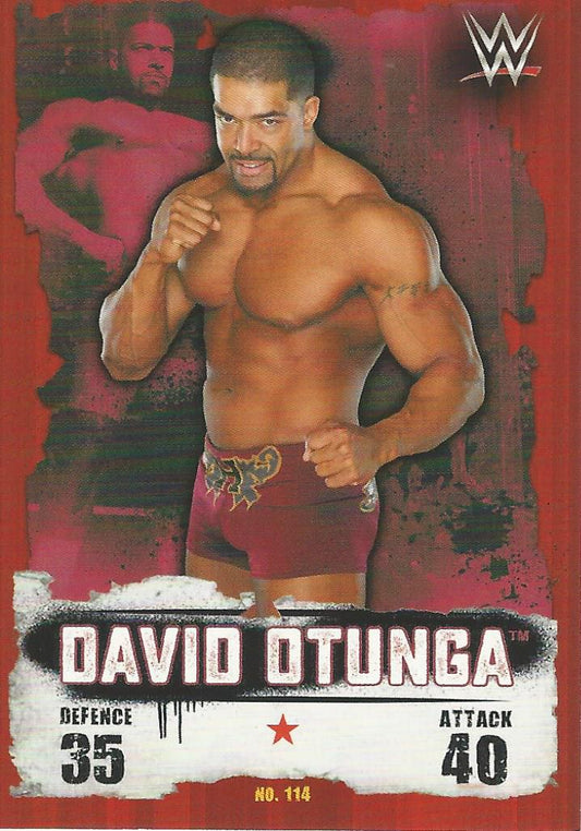 WWE Topps Slam Attax Takeover 2016 David Otunga #114