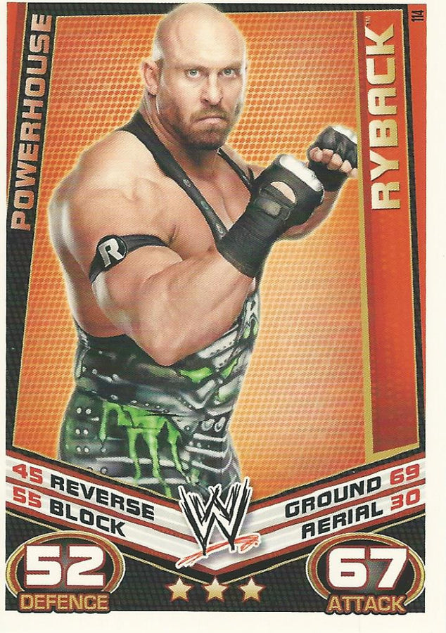 WWE Topps Slam Attax Rebellion 2012 Ryback #114