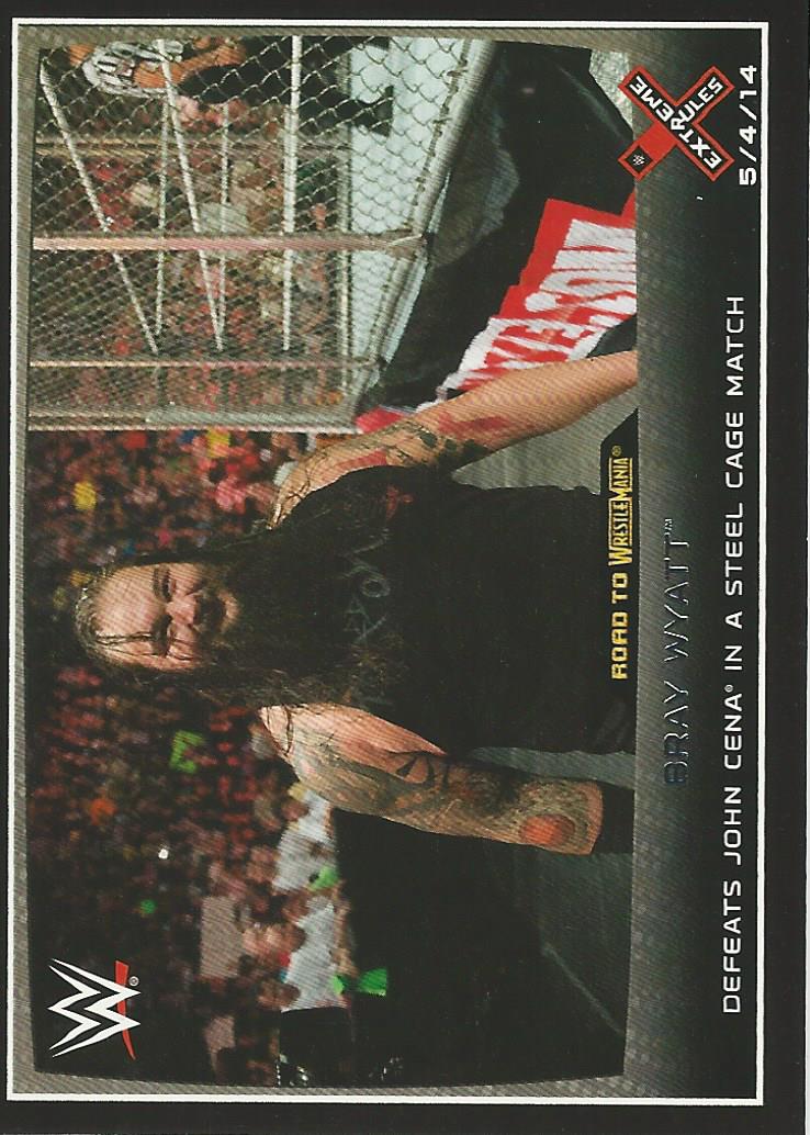 WWE Topps Road to Wrestlemania 2015 Bray Wyatt #14