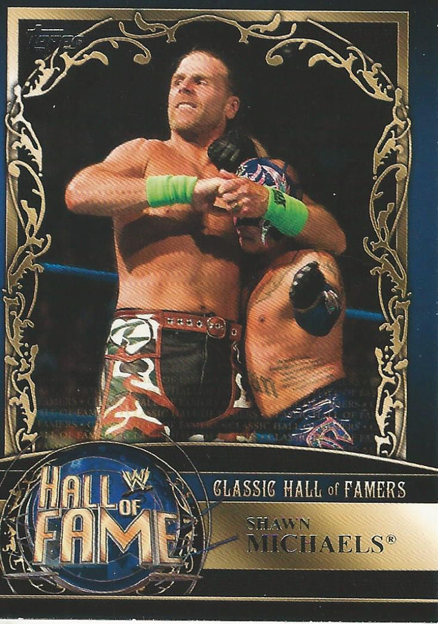 WWE Topps 2012 Hall of Fame 31 of 35 Shawn Michaels trading card PW Catalog