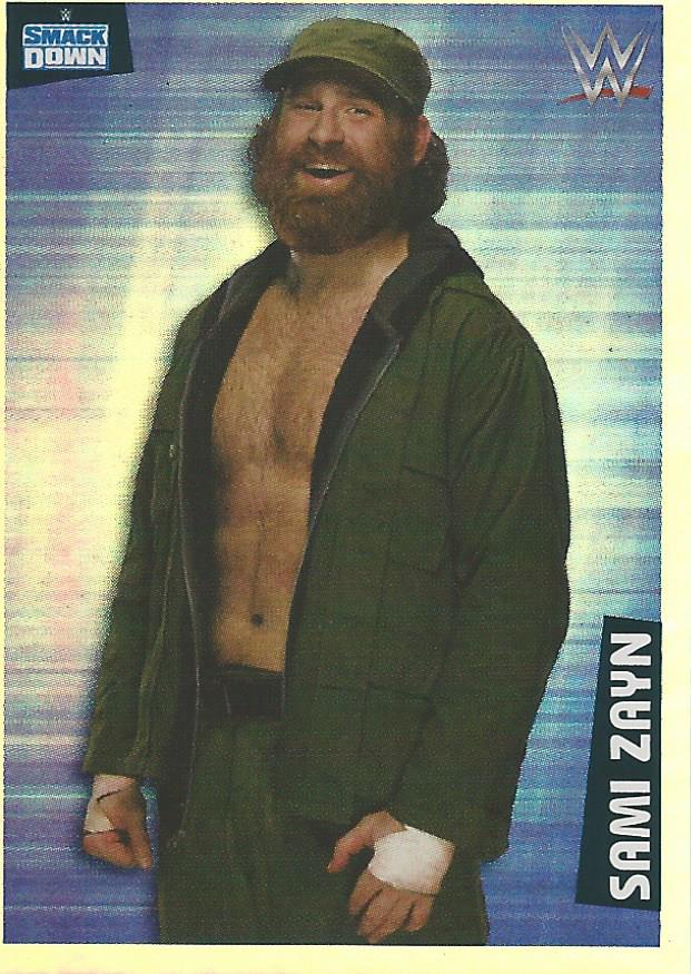 WWE Panini 2022 Sticker Collection Sami Zayn Foil #114