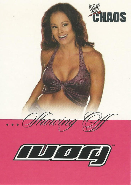 WWE Fleer Chaos 2004 Ivory SO 3 of 16 trading card PW Catalog