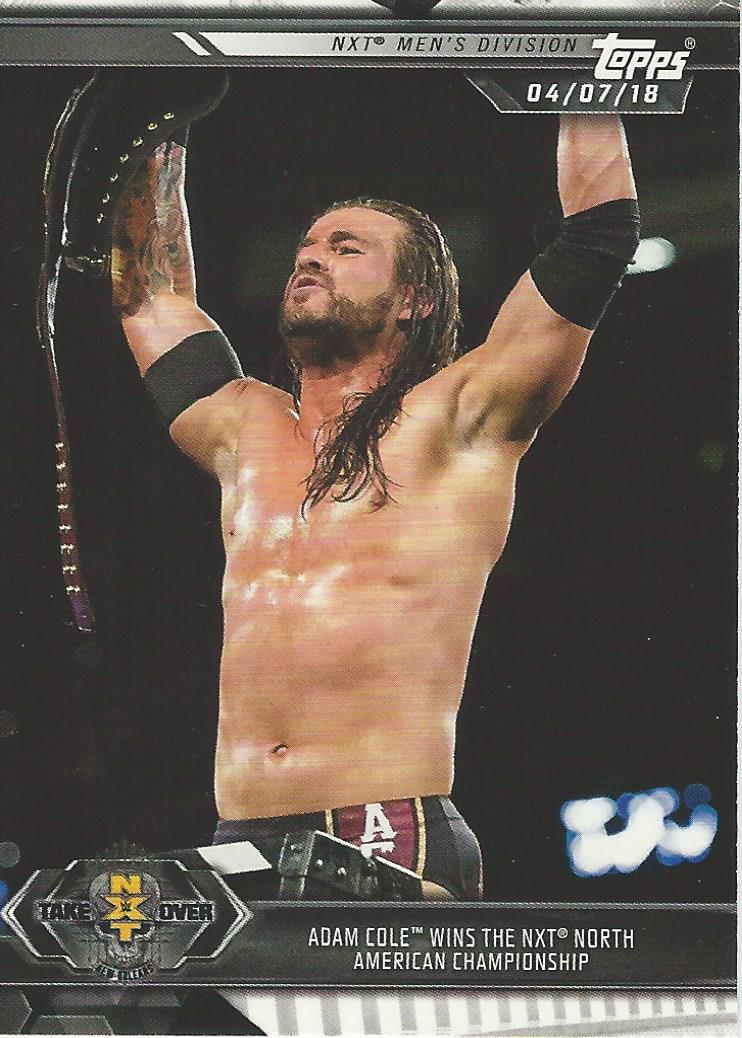 WWE Topps NXT 2019 Adam Cole #14