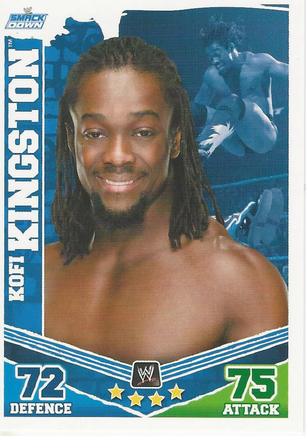 WWE Topps Slam Attax Mayhem 2010 Kofi Kingston #114
