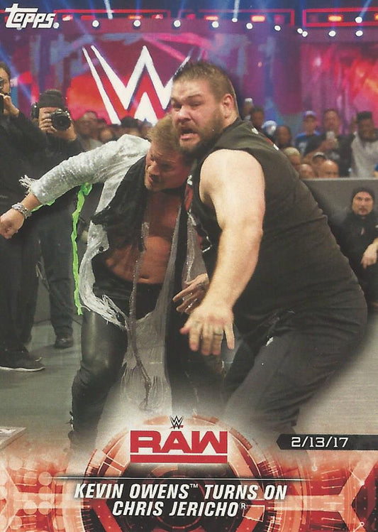 WWE Topps Road to Wrestlemania 2018 Kevin Owens #14
