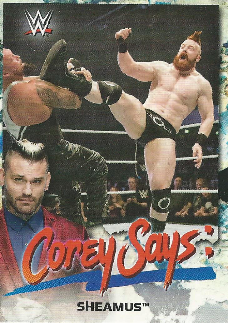 WWE Topps Smackdown 2019 Sheamus CG-14 trading card PW Catalog