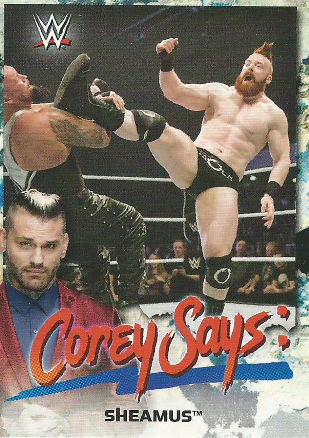 WWE Topps Smackdown 2019 Sheamus CG-14 trading card PW Catalog