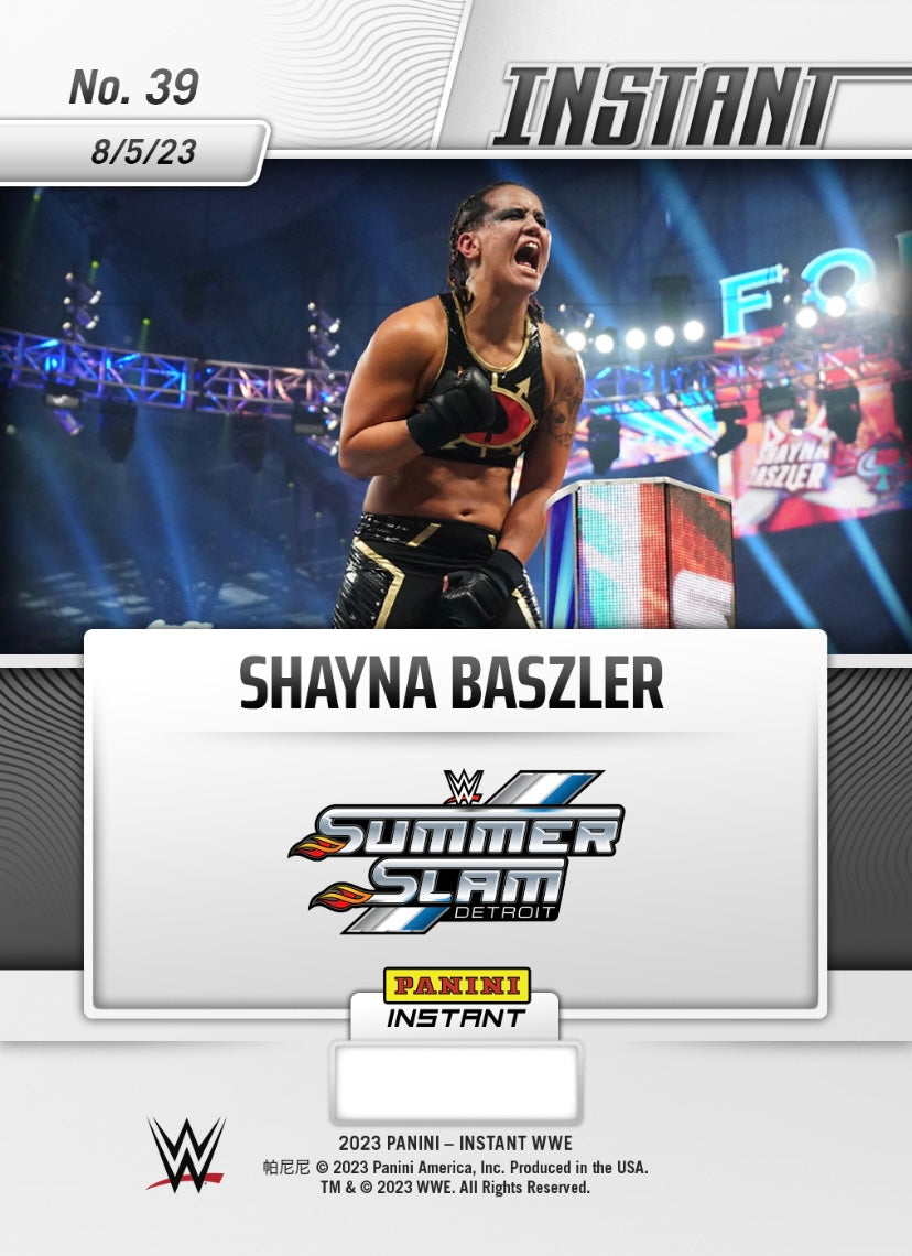 Shayna Baszler – Shayna Baszler Submits Ronda Rousey in MMA Rules Match trading card PW Catalog