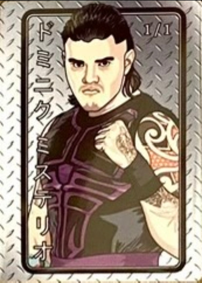 Dominik Mysterio trading card PW Catalog