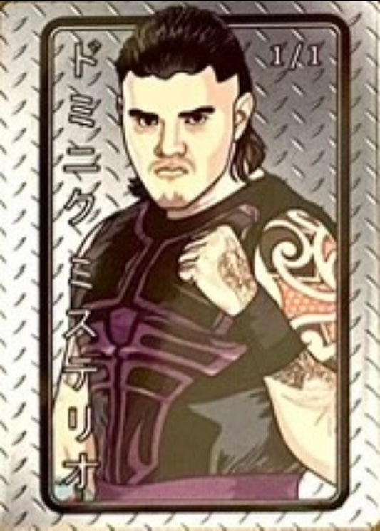 Dominik Mysterio trading card PW Catalog