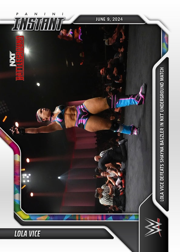 Lola Vice – Lola Vice Defeats Shayna Baszler in NXT Underground Match trading card PW Catalog