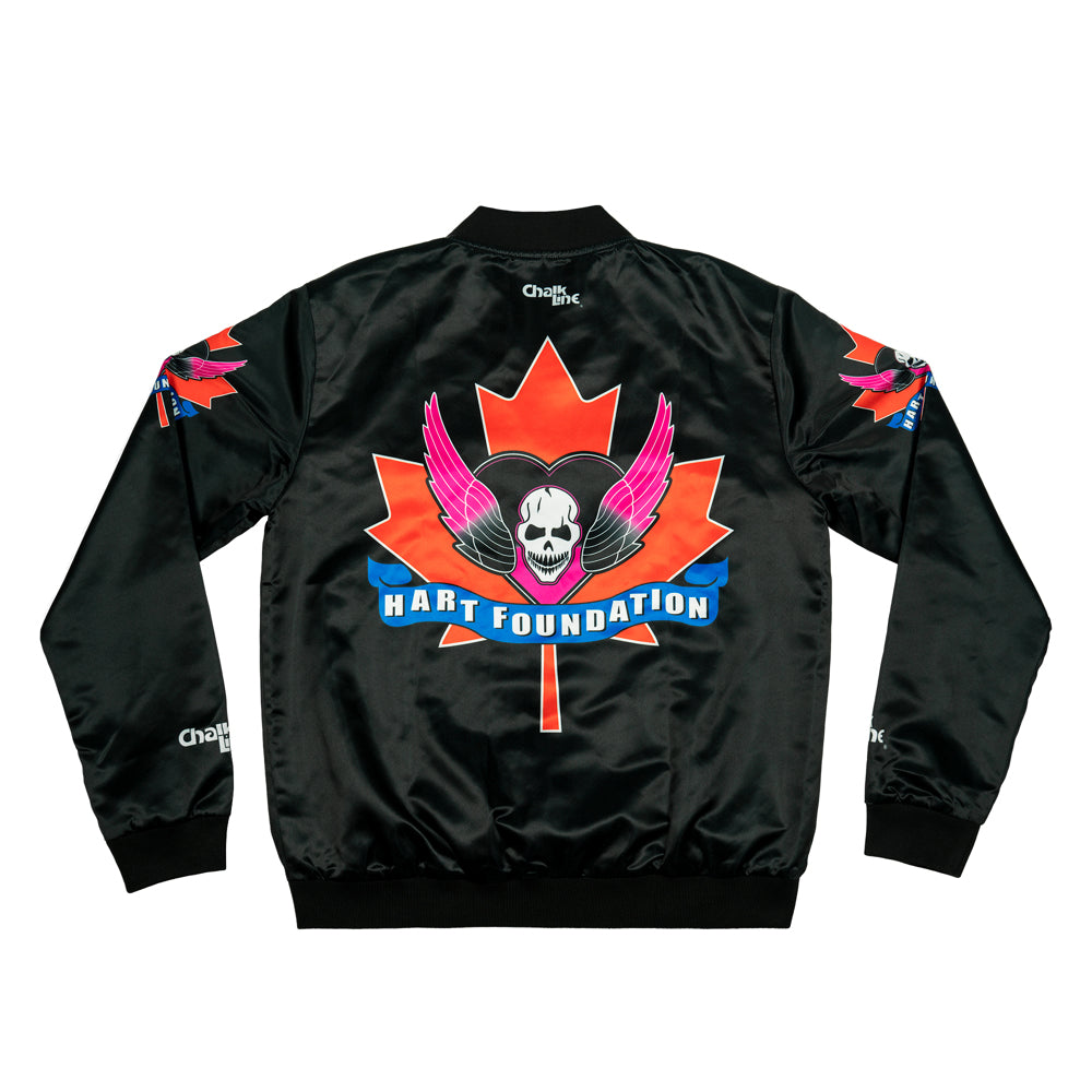 Hart Foundation "Skull" Fanimation Chalk Line Jacket