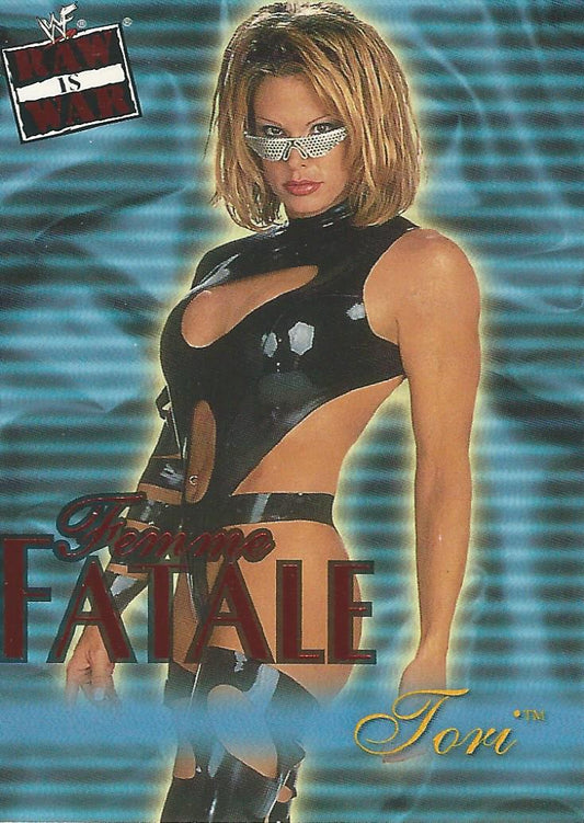 WWF Fleer Raw 2001 Tori Femme Fatale 15 of 20 trading card PW Catalog