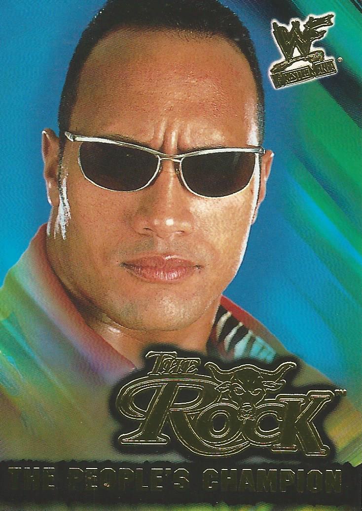 WWF Fleer Wrestlemania 2001 The Rock 11 of 15 PC trading card PW Catalog