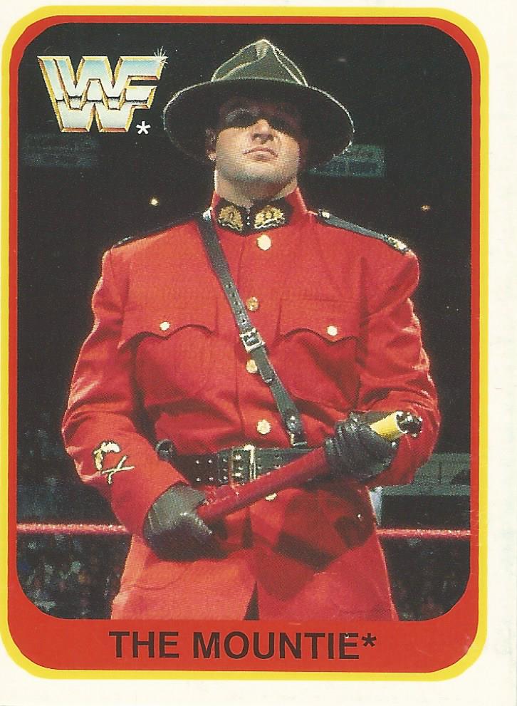 WWF Merlin 1991 The Mountie #116