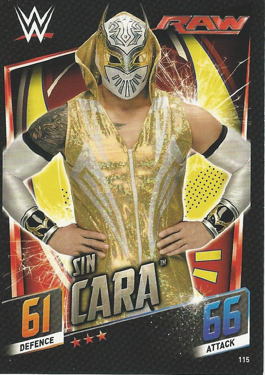 WWE Topps Slam Attax 2015 Then Now Forever Sin Cara #115