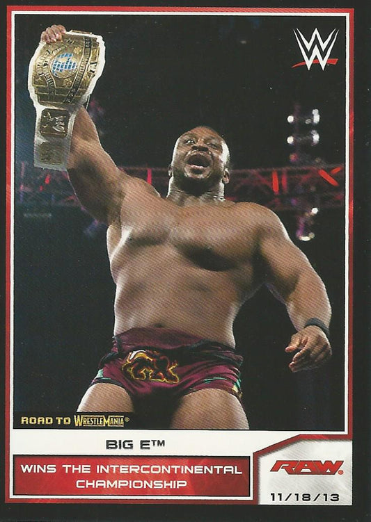 WWE Topps Road to Wrestlemania 2014 Big E #55