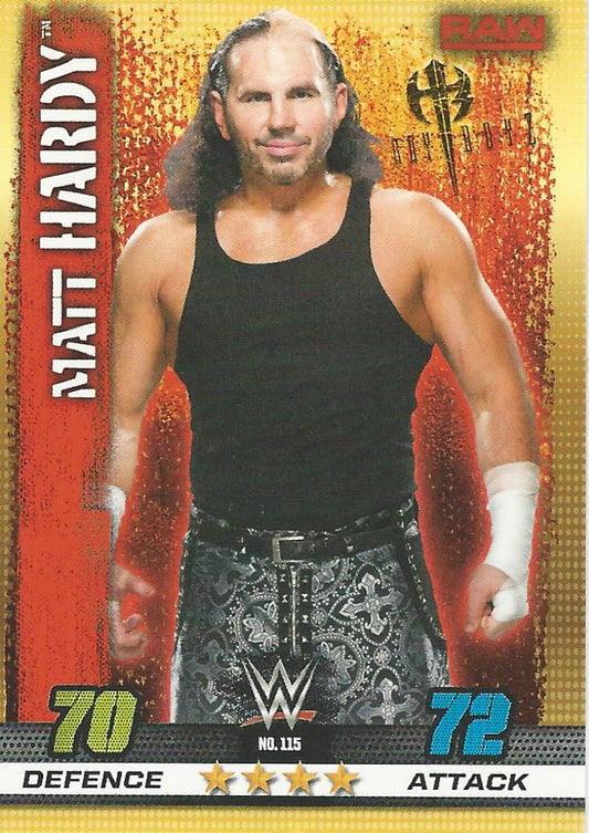 WWE Topps Slam Attax 10th Edition 2017 Matt Hardy #115