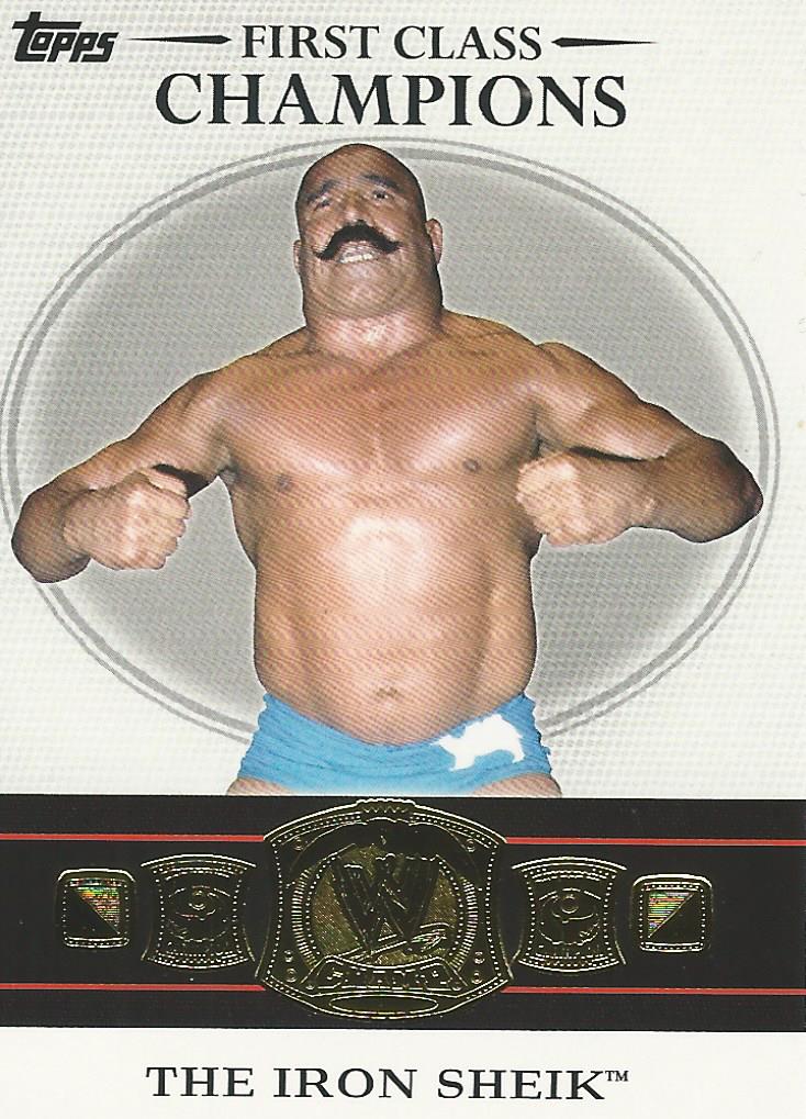 WWE Topps 2012 First Class Champions 1 of 20 Iron Sheik trading card PW Catalog