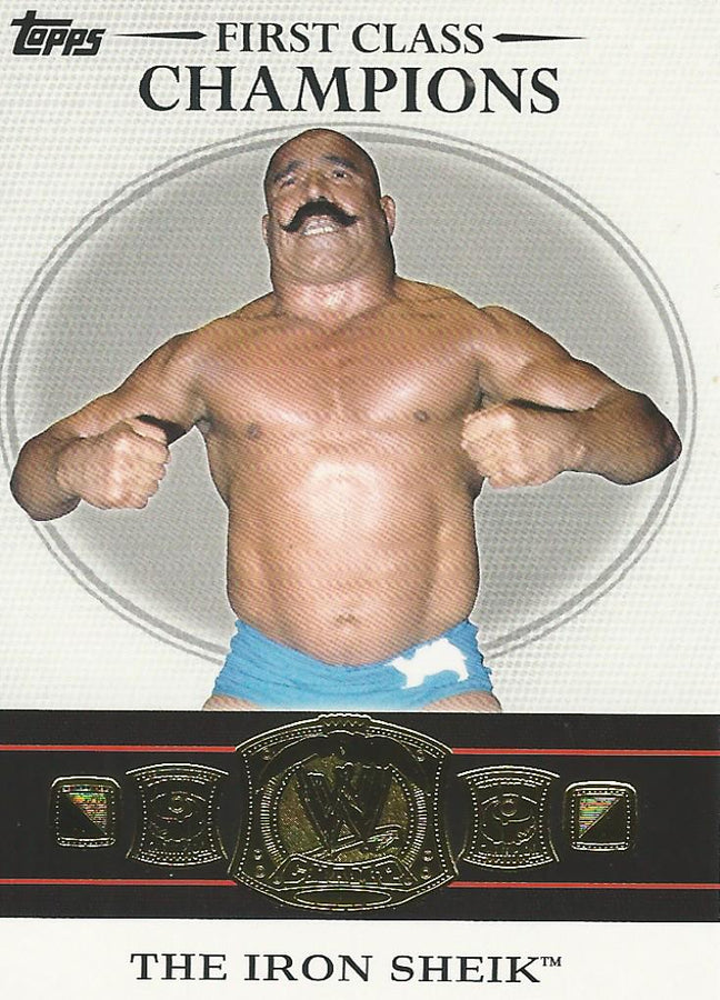 WWE Topps 2012 First Class Champions 1 of 20 Iron Sheik trading card PW Catalog