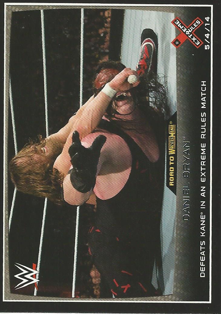 WWE Topps Road to Wrestlemania 2015 Daniel Bryan #15