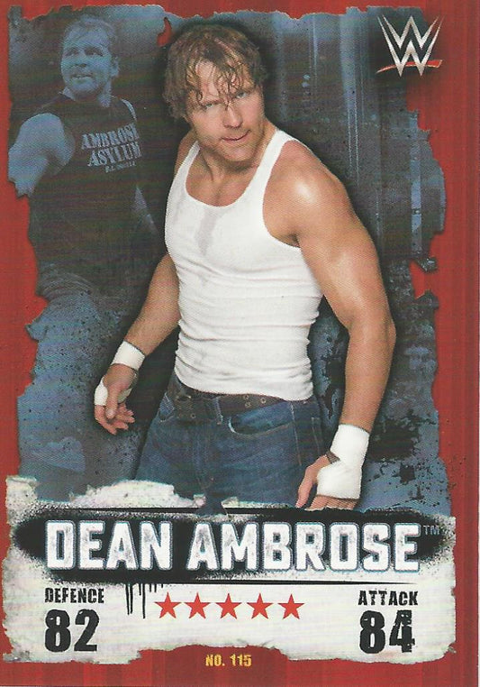 WWE Topps Slam Attax Takeover 2016 Dean Ambrose #115
