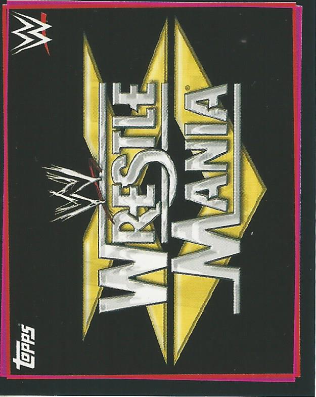 WWE Topps Road to Wrestlemania Stickers 2021 Logo #115